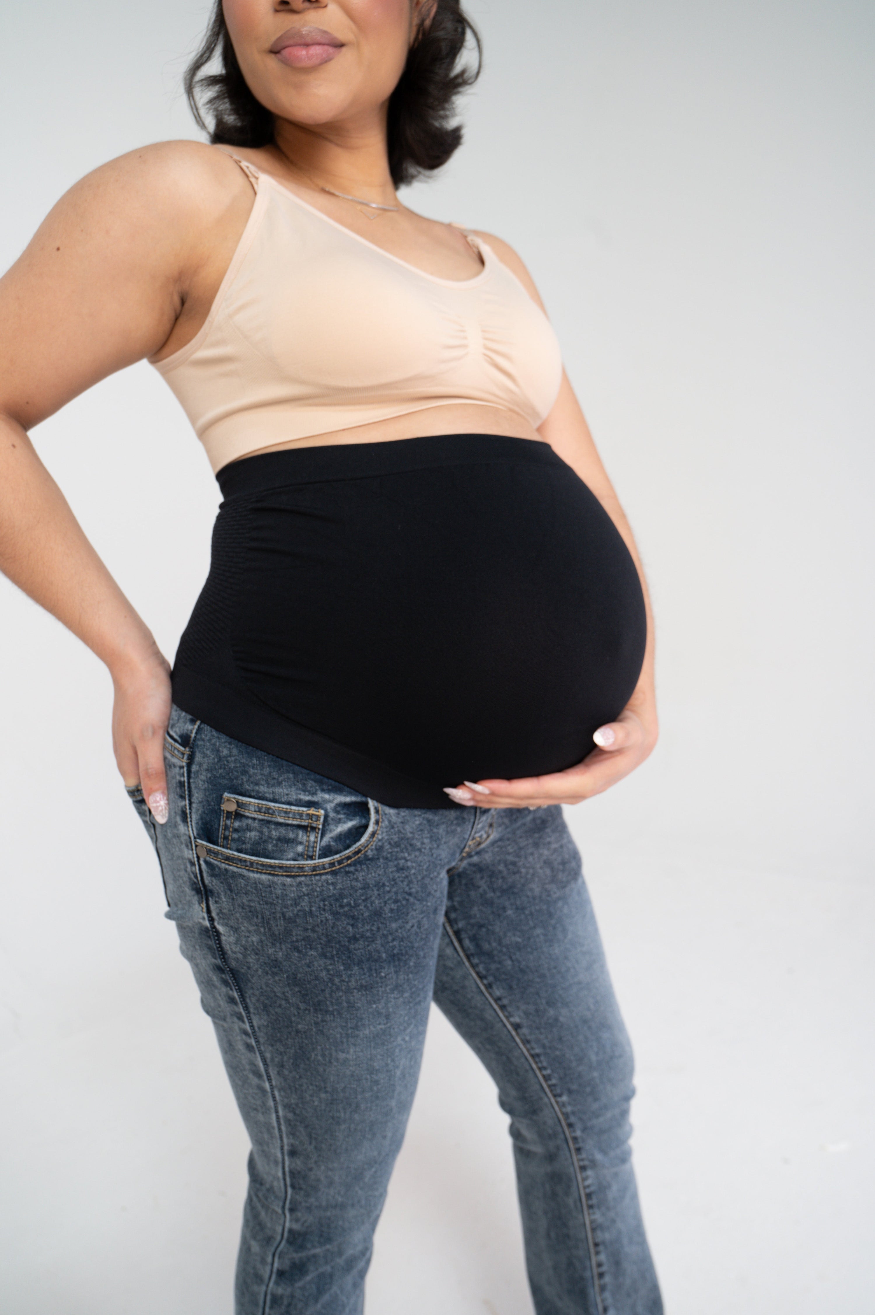 Lila Bootleg Maternity Denim Jeans Indigo