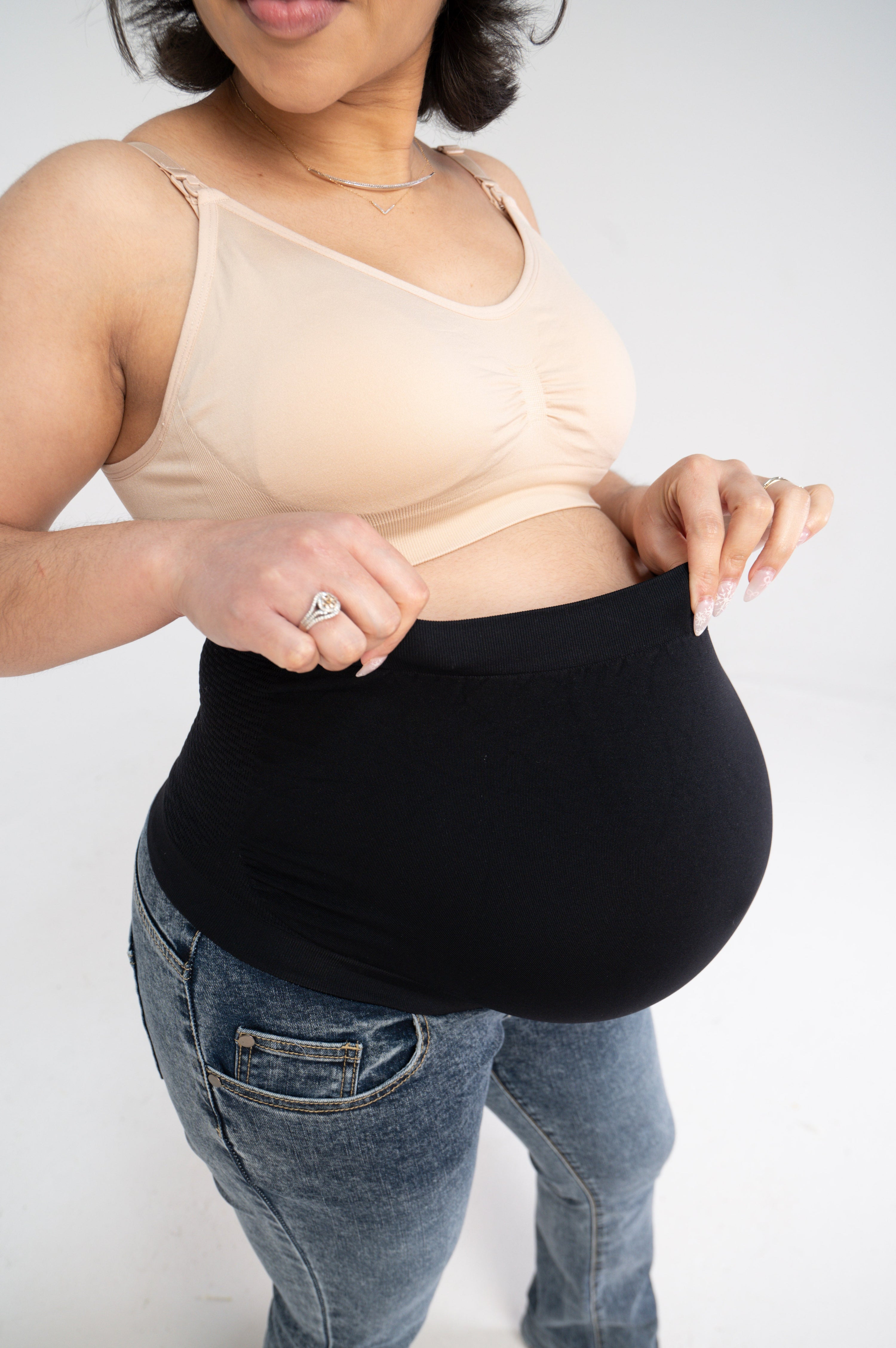 Lila Bootleg Maternity Denim Jeans Indigo