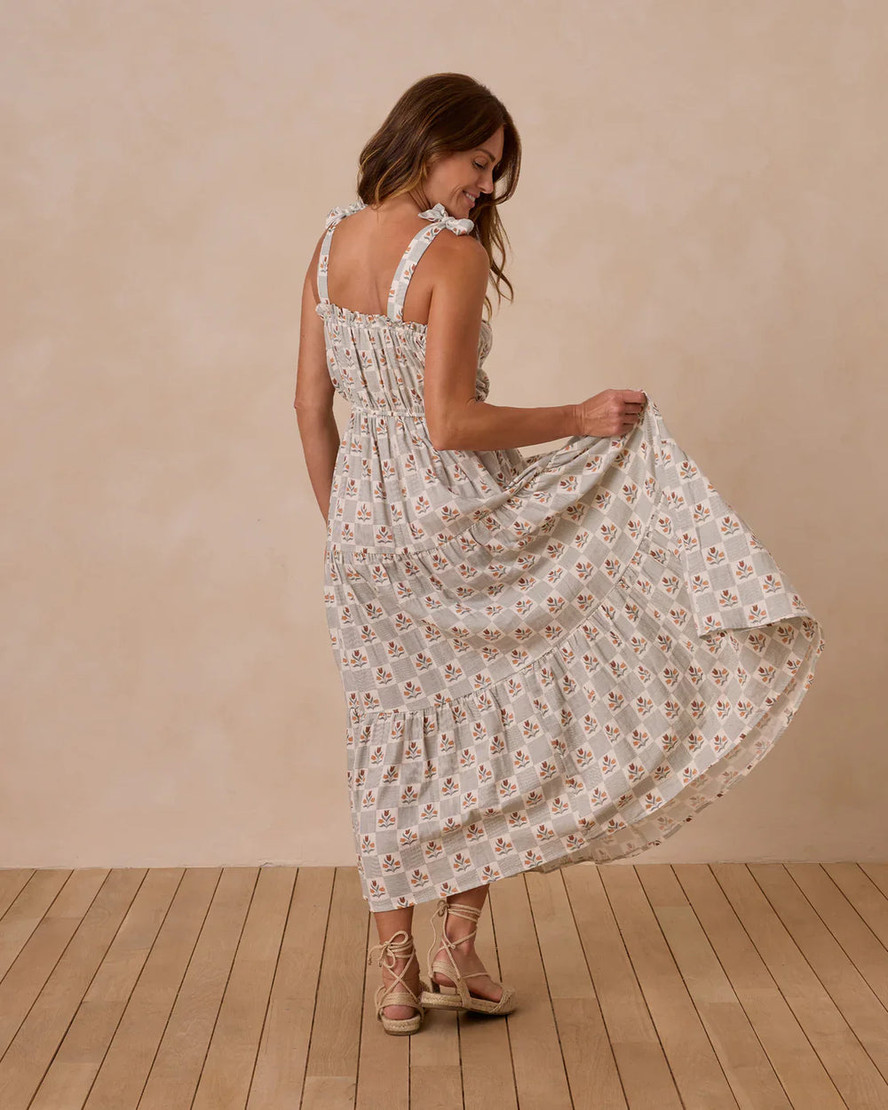 DELPHINA DRESS | GARDEN GRID