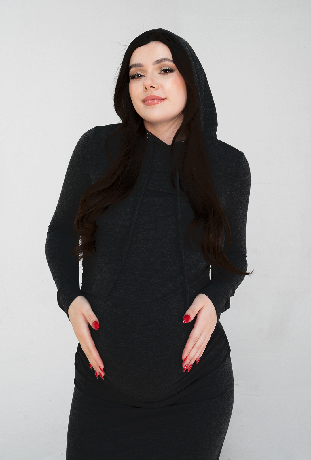 Brooklyn Maternity Hoodie Dress