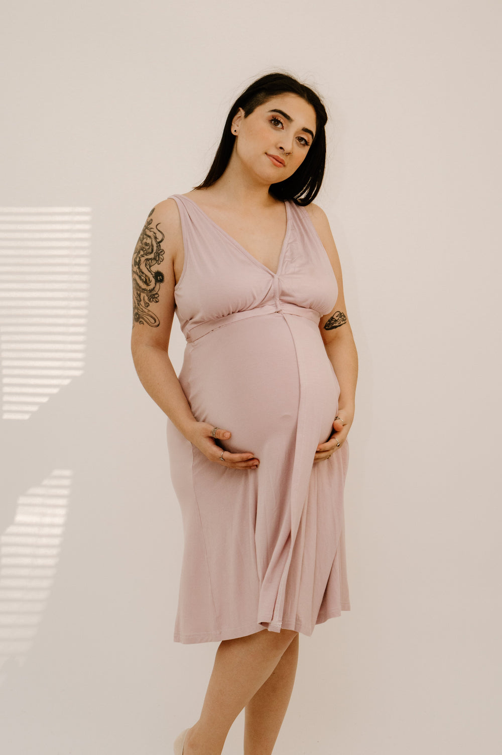 Juliet Labor & Postpartum Gown in Mauve-Limited Time