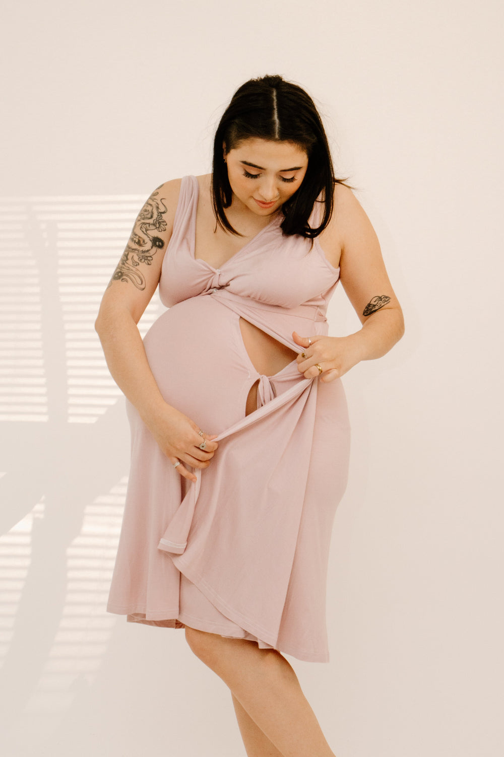 Juliet Labor & Postpartum Gown in Mauve-Limited Time